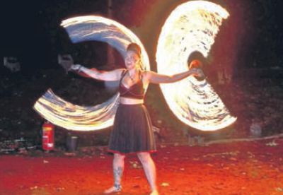 Feuer-Jonglage steht erneut auf dem Programm der Nacht der Kultur in Uslar.