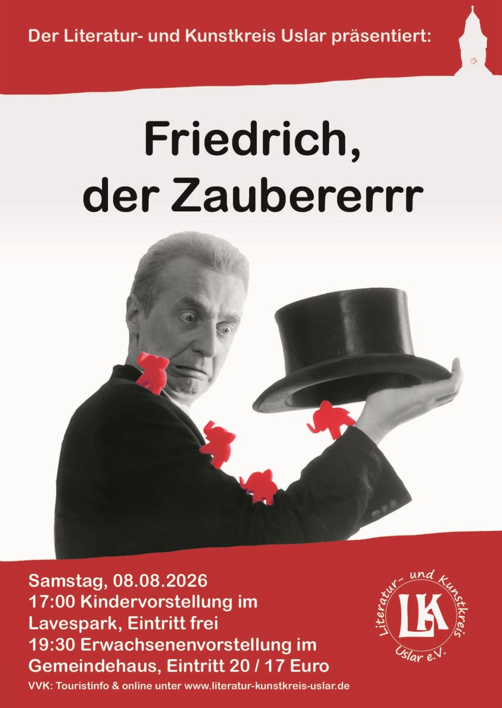 Friedrich der Zaubererrr – Magischer Samstag für Groß und Klein in Uslar